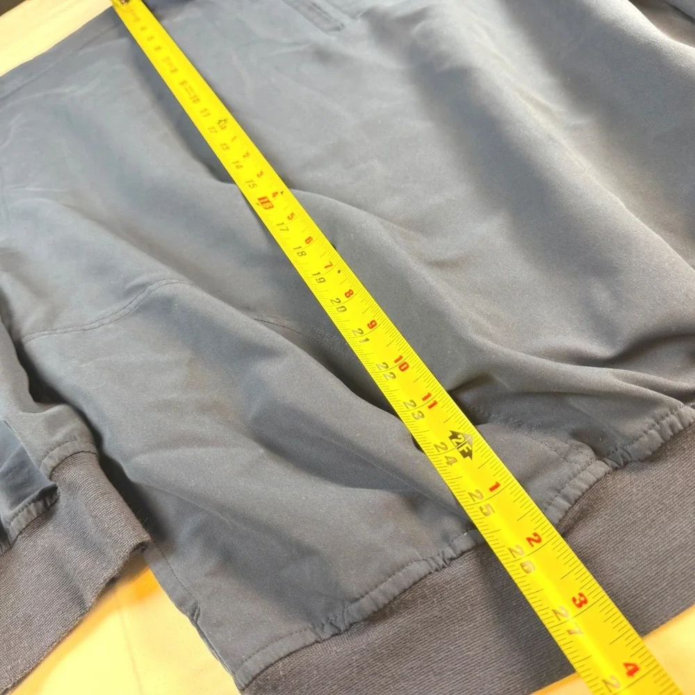 Perlis Performance Pullover Mens‎ L Navy Blue Quarter Zip Long Sleeve NOTE